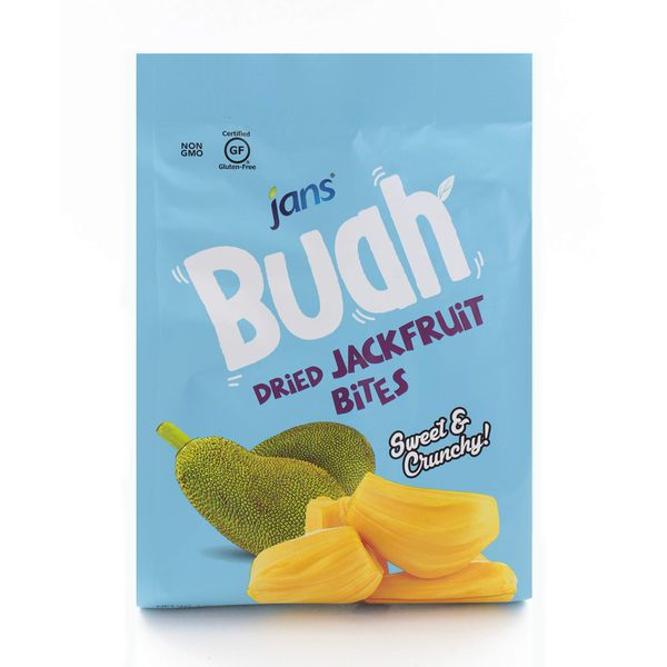 Jans Buah Dried Jackfruit Bites, Dried Fruit Snack Made From Real Fruit, Gluten Free, Sweet and Crunchy, ready to consume, 7.05 oz per pack (Pack of 1)