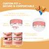 Partial Dentures - Dentures for Missing Teeth & Gaps - Lightweight & Unbreakable Replacement Teeth for Men & Women (1 Tooth)
