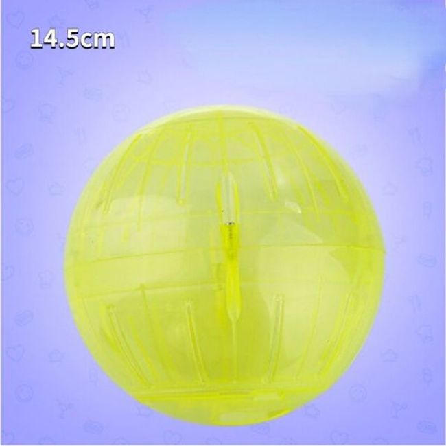 Hamstring Exercise Equipment Hamster Sports Ball Grinder Rat Small Pet Rodent Jogging Running Girbil Exercise Play Toy Accessory 14 cm, [01] 14.5 cm, [02] All Blue