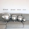 Silver Orb Party Balloons (22")