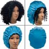 ELEBOX Premium Collection Super Jumbo Shower Cap for Braids Double-Layer Satin Waterproof Reusable Bonnet Sleep Cap