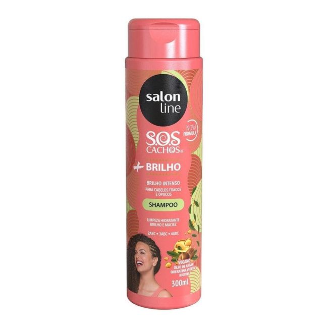 Salon Line - Linha Tratamento (Radiance Brilho Absoluto) - Shampoo 300 Ml Treatment (Radiance Absolute Shine) Collection - Shampoo 10.14 Fl Oz