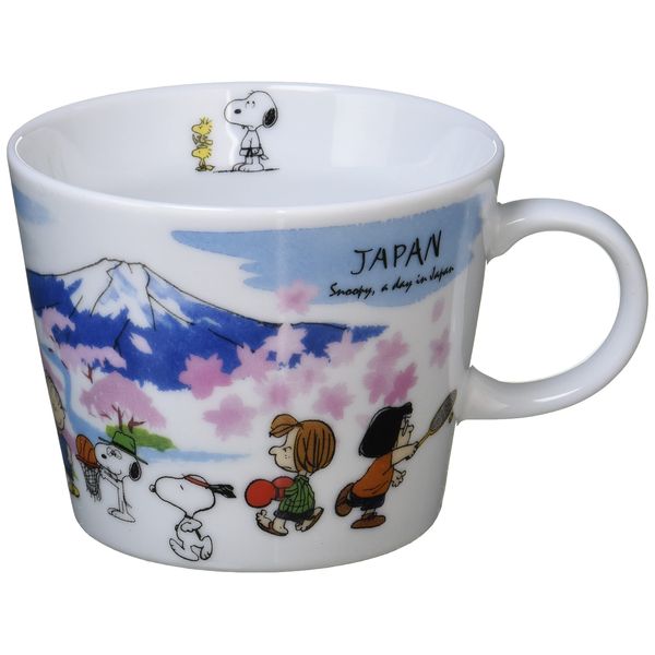 Peanuts Shimizu Togyo Mug, Tokyo Japan 11.4 fl oz (340 ml), Snoopy World Travel Mug