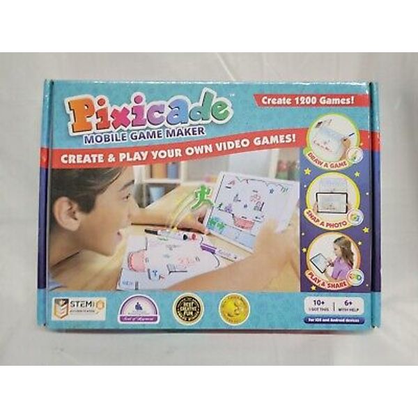 Pixicade Mobile Game Maker Create & Play Your Own Video Games STEM Toy Ages 6+