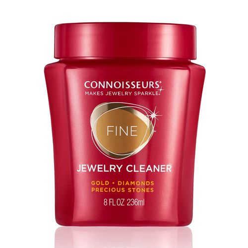 CONNOISSEURS Fine Jewelry Cleaner Solution for Gold, Platinum, Diamonds & Precious Gemstones, 8 Ounce