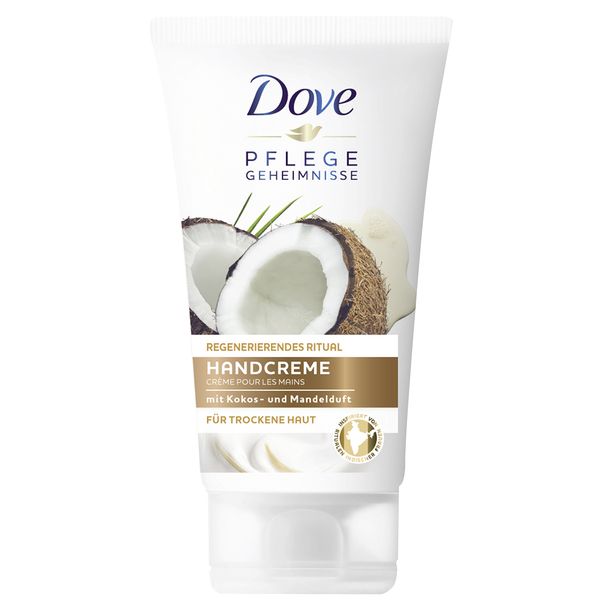 Dove Care Secrets Regenerating Ritual with Coconut and Almond Scent 75 ml Hand Cream (1 x 75 ml)