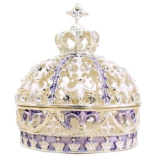 < Crown (Violet) Silver x Purple Crown > Pierce Jewelry Box Jewelry Box