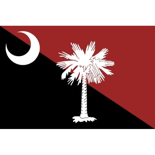 Garnet & Black South Carolina SC, 3'x5' FLAG