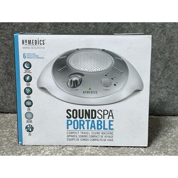 Homedics Sound Spa Portable White Noise Machine Sleeping