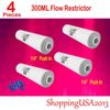 4 Pcs 300 cc ML Flow Restrictor Push In Quick Connect Unter Sink RO Water Filter