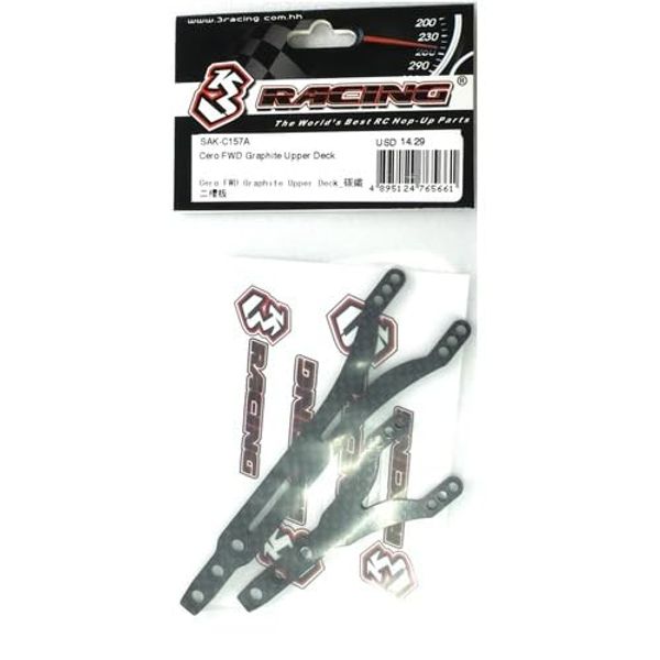 Cero FWD Graphite Upper Deck / 3Racing / SAK-C157A