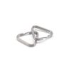 HITHUT 2pcs Camera Eyelet Ring Split Ring Lug Ring Triangle Strap Ring Hook for DSLR RF Mirrorless Camera (Stainless Steel)