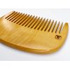 Honotsuke Comb Flower Comb, Small Flowers, Japanese Pattern (Red Type) with Case ~ (Rough Teeth)