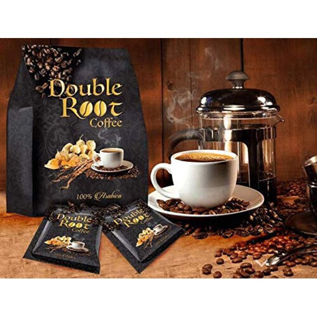 2 packs Superlife Double Root Coffee Boost - 10 gram x 6 sachet per packs