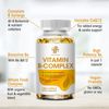 Vitamin B Complex Supplement 8 Super B Vits 120 Capsules with Choline & Inositol