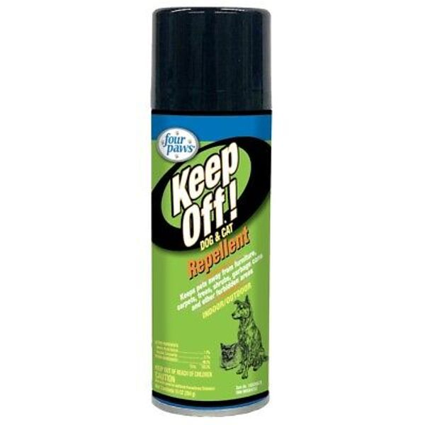 Four Paws Keep Off! Dog and Cat Repellent Outdoors & Indoors Spray, 10 oz