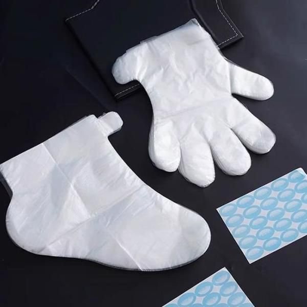 [XBII6918] Disposable Foot Moisture Wrap Hand Moisture Wrap 100P Sanitary Vinyl Gloves