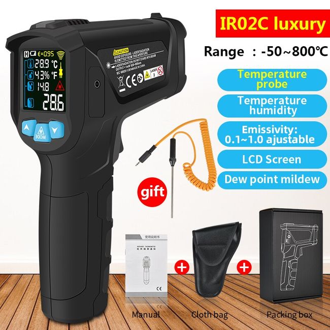 NJTY Infrared Thermometer Non- Digital Temperature -50°C~600°C