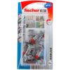 Fischer Blister Pack of 10 Uni Duoblade K 545683, Nylon, 0