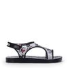 melissa Mini Acqua + Mickey Mouse Inf Flache Sandale, Schwarz, 34 EU