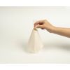 Half Goods Vase Water Drop Base, Grocery Grey & Vanilla WDV-GV