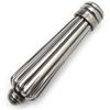 Jones & Grey Antique Nickel Regency Reeded Solid Brass Vintage Style Bathroom Light Switch Pull