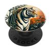 Japanese Wildlife Tiger Bamboo PopSockets Swappable PopGrip