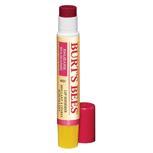 Burt's Bees Lip Shimmer Rhubarb, 0.09 Oz