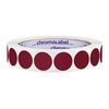 ChromaLabel 0.75 Inch Round Label Permanent Color Code Dot Stickers, 1000 Labels per Roll, Maroon