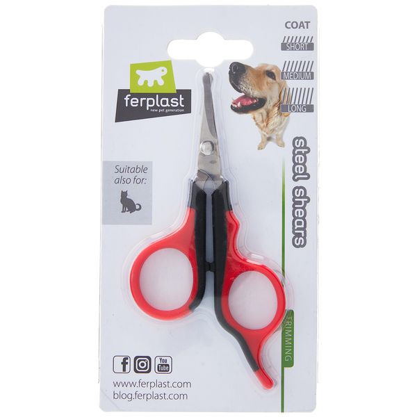 Ferplast Gro 5997 Dog Scissors, 12.4 x 6.9 x 8 cm