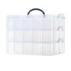 Tropchou Beyblade Storage Box, Small Items, Clear Case, Partition Partition, Toy, Plastic