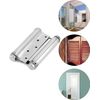 Premium Stainless Steel Double Action Spring Door Hinges - 5" - 4 Pack