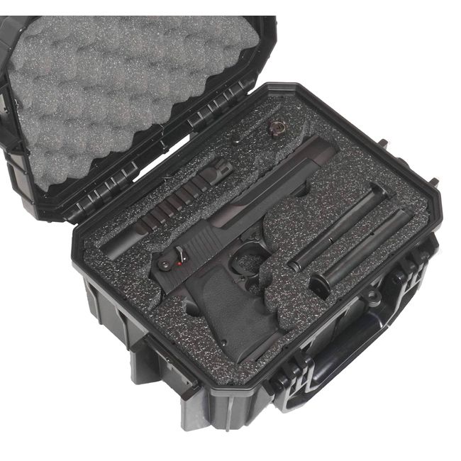 Case Club Case fits Desert Eagle in Pre-Cut Waterproof Pistol Case with Storage for 4 Extra Magazines & 1 Extra Barrel