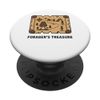 Morel Mushroom Treasure Map Forager’s Guide PopSockets Adhesive PopGrip