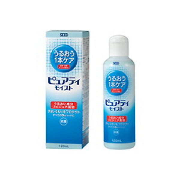 3% OFF coupon 1/24 20:00 - 1/29 01:59 Delivery by mail Cash on delivery not available Seed Purety Moist 120ml<br> ~Enzyme cleaning and storage solution for hard contact lenses~RCPML385