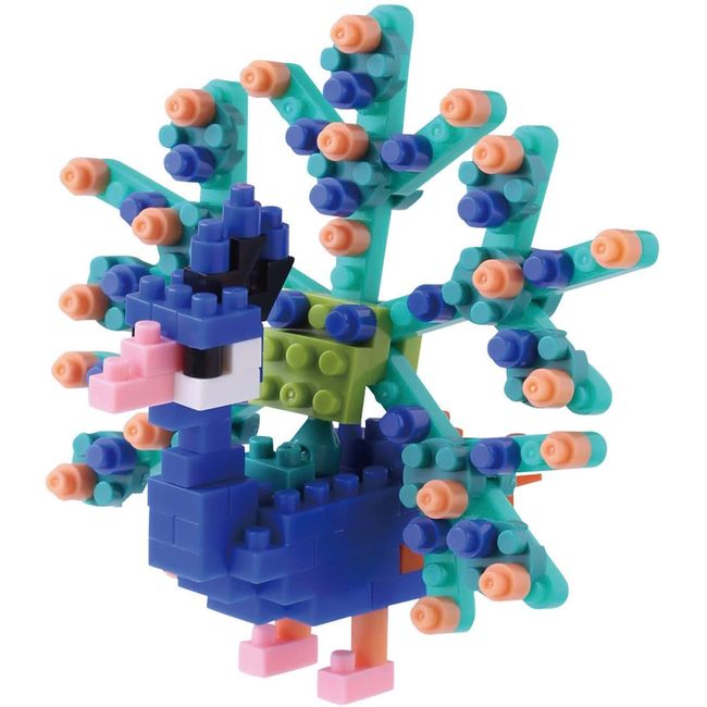 Kawada NBC_142 Nanoblock Peacock Building Kit