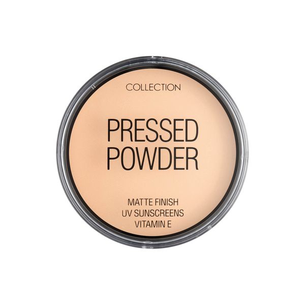 Collection Cosmetics Pressed Powder, Velvety Matte Finish, 17g, Translucent