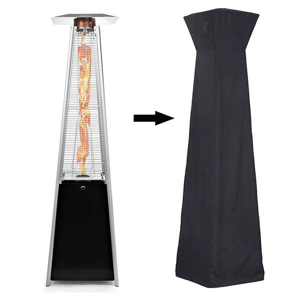 Iptienda Patio Heater Cover, Patio Heater Covers Waterproof with Zipper, Square Outdoor Heater Cover 87''H x 21" W x 24" L