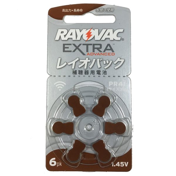 RAYOVAC RAYOVAC Hearing Aid Batteries, PR41 (312), 6 Packs, 5 Sheet Set