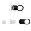 Ink Ring Cups,50pcs Microblading Pigment Glue Rings with Sponge Ink Cups Caps Permanent Makeup Eyelash Eyebrow Extensions Medium Holder for Microblading Supplies