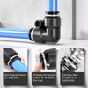 Innfeeltech 20 Pcs 6mm Black Elbow Push to Connect Pneumatic Fitting Quick Release Pneumatic Connectors