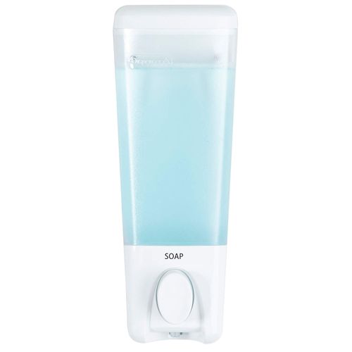 Better Living Products Clear Choice 1 Single Soap Dispenser, One Chamber, White