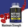 Nitric Boost Blood Flow Pills,  Male Supplement, Max Strength (1 Pack)