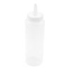 8 Ounce Condiment Squeeze Bottle, 1 With Lid Plastic Squeeze Bottle - Precison