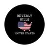 United States Distressed Flag Beverly Hills Pride PopSockets Swappable PopGrip