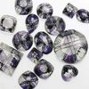 tamarusan (tamarusan) Purple Donut Shaped Glance Chin Clip Hair Pins