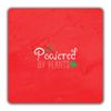 Shopagift Powered By Plants 2 Pack Coasters - 9cm x 9cm