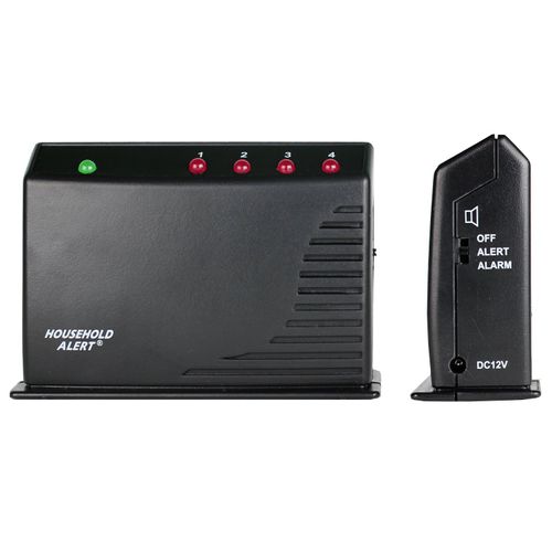 HA-434RTL Home Garage Driveway Business Office Motion Alert and Alarm Security Indoor Outdoor Infrared Detector System Kit
