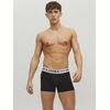 JACK & JONES Men's Sense Trunks Pack of 3 Boxer Shorts (Sense Trunks 3-pack) - Black 2, size: xl