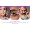Pursonic | Auto Retractable Tweezers for Eyebrows, Ingrown Hair & Facial Hair, Durable Stainless Steel Material - Features Spotlight & Smart Grab System